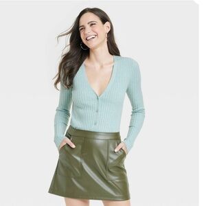 A New Day - Fine Gauge Ribbed Cardigan XL